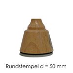Holzstempel rund: 50 mm